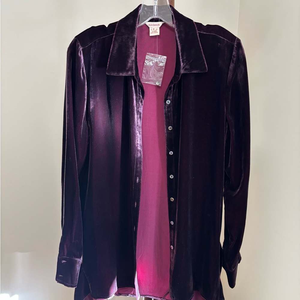 Sundance Purple Velvet Tunic